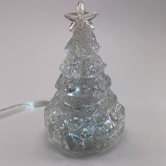 Vintage Glass Iridescent Christmas Tree - Picture 2 of 11